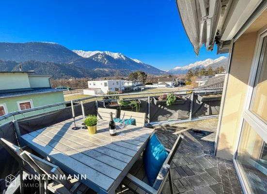 Dachterrasse mit Südwestausrichtung, inkl. Morgensonne