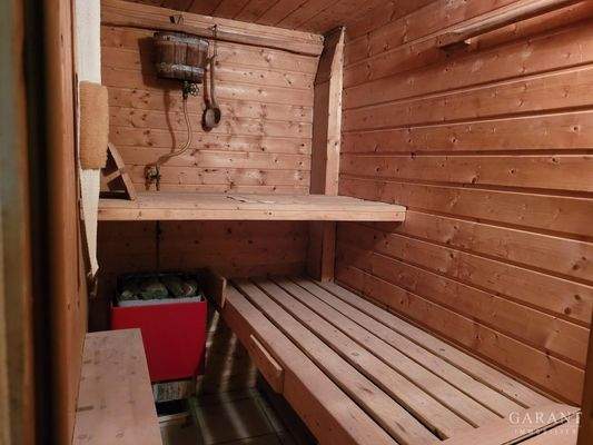 Sauna im Keller