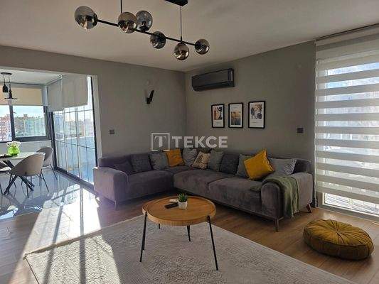 Fully Furnished Flat 530 Meters from the Beach in Alanya Antalya