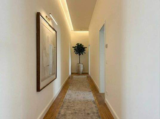 Flur mit Beispielmöblierung