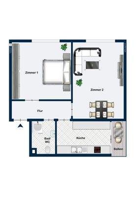 3. Obergeschoss Wohnung 8