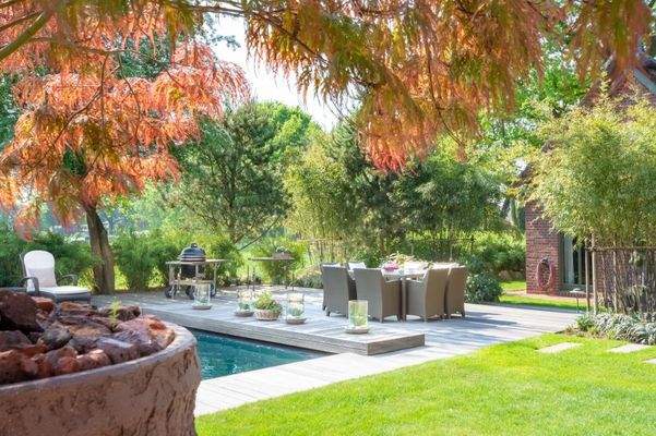 Blick zum Gästehaus