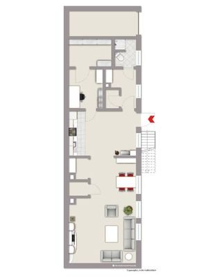 Grundriss Nebengebäude Obergeschoss
