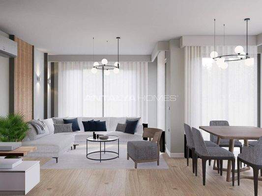 Properties Close to the Sea and Shopping Mall in Antalya Lara