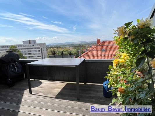 Loggia mit Blick über Göttingen