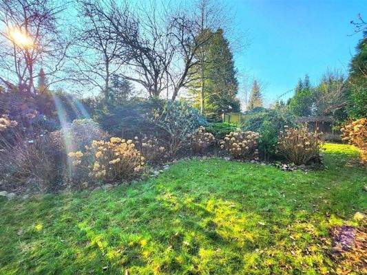 Grundstück mit Blick ins Grüne