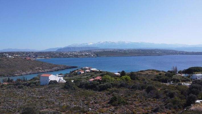 Kreta, Tersana: Grundstück mit Meerblick und Bergblick zu verkaufen