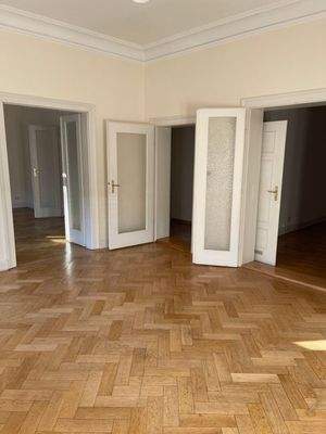 Blick vom Wohnzimmer