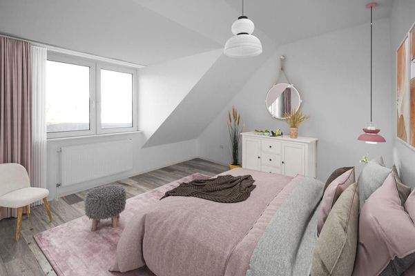 Schlafzimmer-gestylt