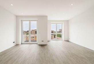 Wohnzimmer  - KI-generiertes Bild aus Rohbauzustand! Abweichungen möglich!