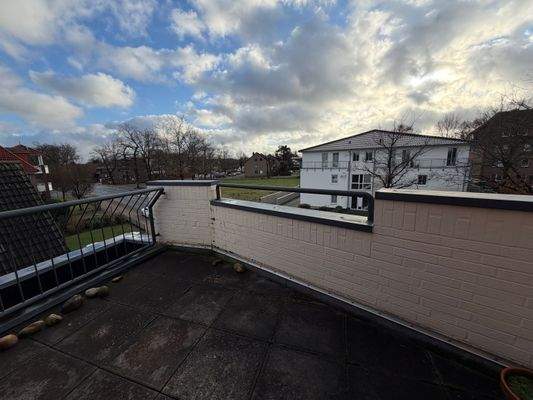 Der Balkon am Wohnbereich