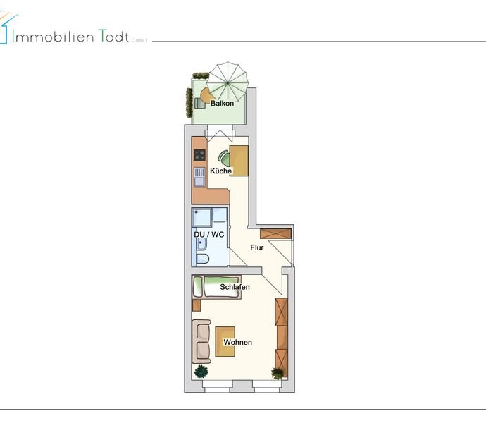 1 Zimmer Wohnung in Plauen (Haselbrunn)