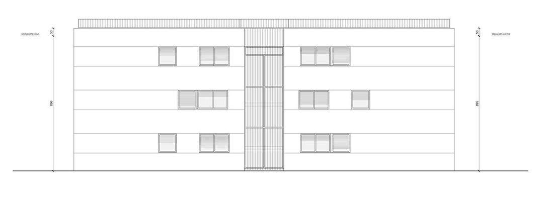 Sjeveroistočno pročelje