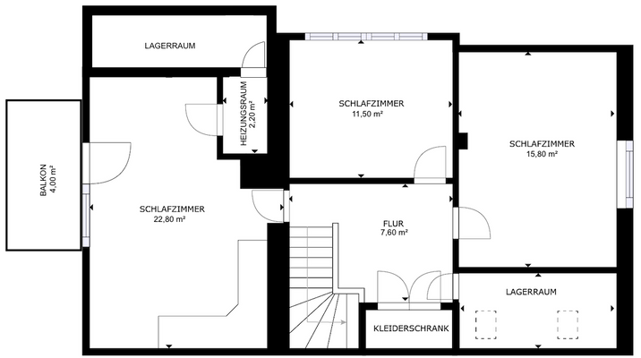 18326 Grundriss Haupthaus - OG