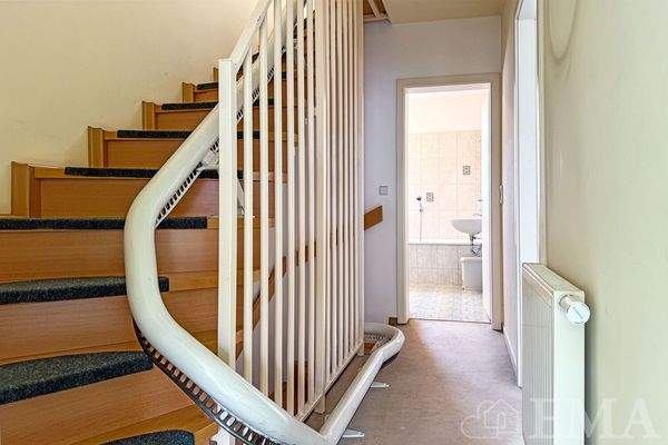 Treppe ins Dachgeschoss