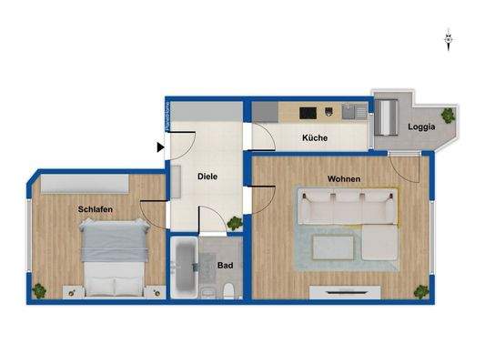 Grundriss 3. Obergeschoss