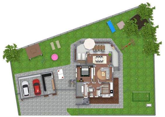 Grundstück NICHT MAßSTABSGETREU!