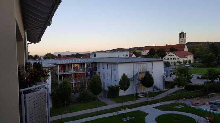 Ausblick vom Balkon