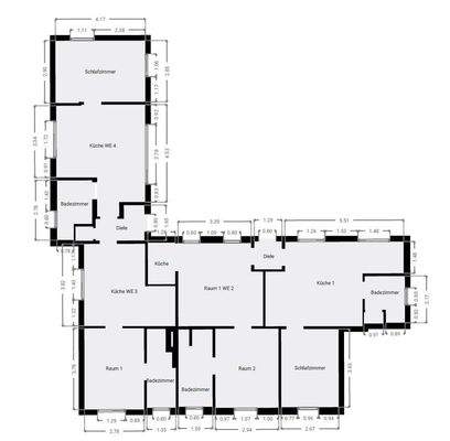 Grundriss Hinterhaus