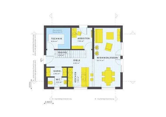 Moderne trifft cleveren Schnitt