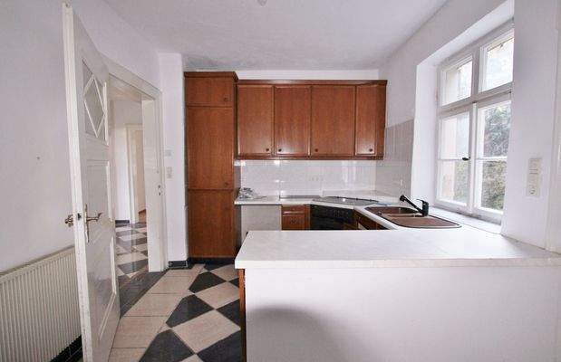 Küche der Erdgeschosswohnung