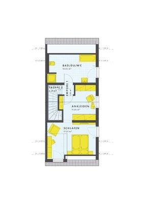 Cleveres Schlafgeschoss-Design