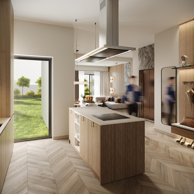 Innenansicht Kücheninsel