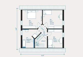 Grundriss Obergeschoss