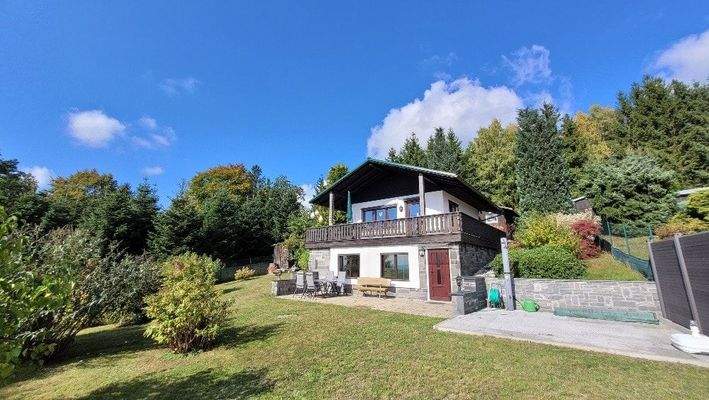 Ansicht vom unteren Grundstücksbereich