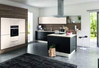 Moderne Küche mit Inselcharme