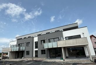 Aktueller Bautenstand Rückansicht Haus B