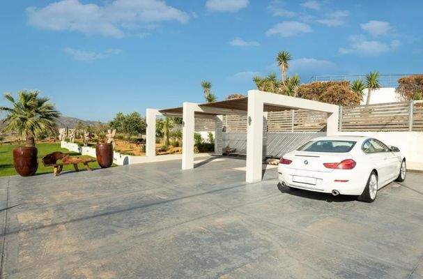 Kreta, Kalathas: Moderne mediterrane Villa mit atemberaubendem Meerblick zu verkaufen