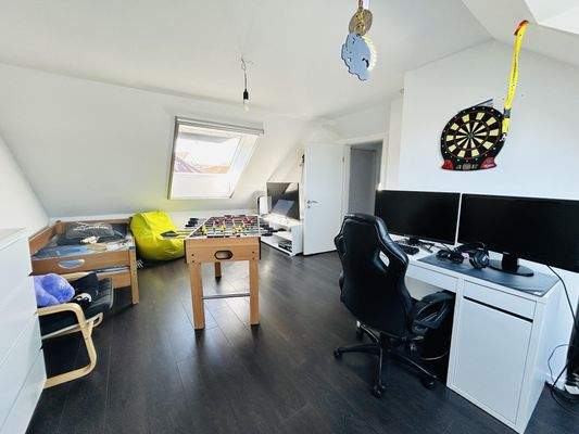 Spielzimmer im Dachgeschoss