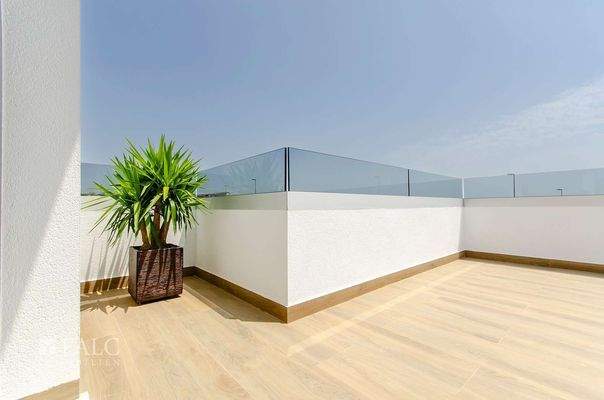 Glaswandschutz Terrasse 1. Stock