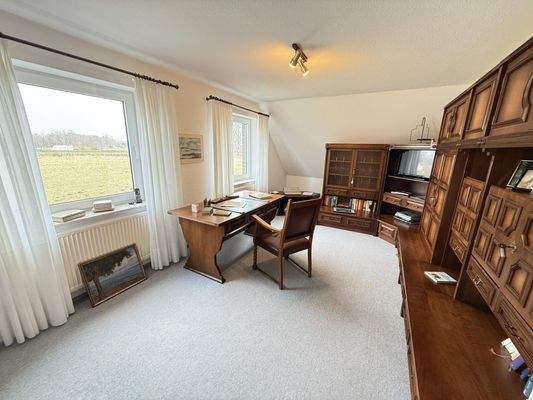 Arbeitszimmer im Dachgeschoss