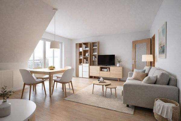 KI Visualisierung Wohnzimmer