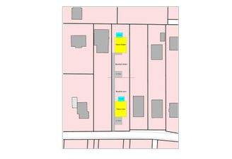 Lageplan für den Bau von 2 Häusern