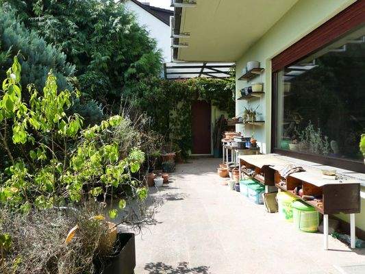 Blickgeschützte terrasse