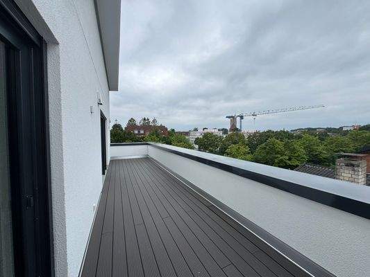 Moderne Dachterrasse