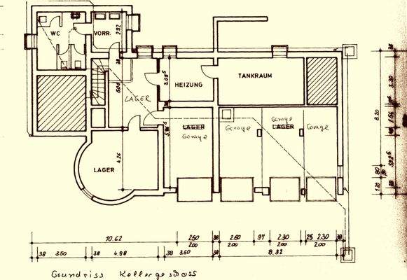 Grundriss Kellergeschoss
