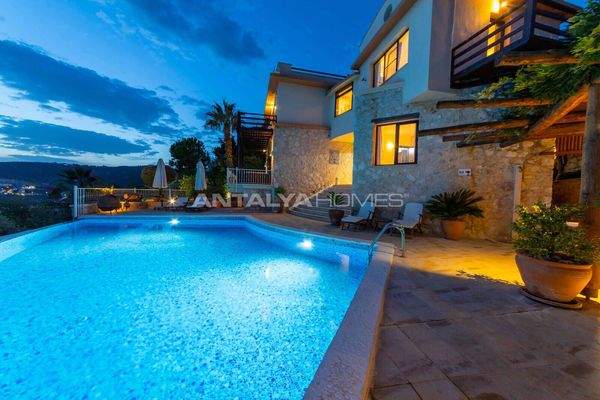 Sea View 5-Bedroom Villa with Private Pool in Kas Kalkan