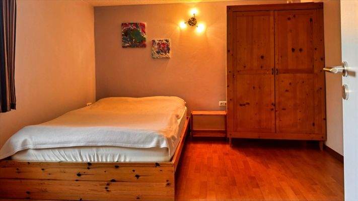 Schlafzimmer in der Ferienwohnung
