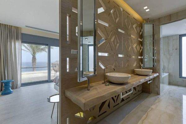 Kreta, Mochlos: Traumhafte Luxusvilla in einer ruhigen Bucht zum Verkauf