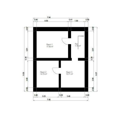 Grundriss / Skizze Kellergeschoss