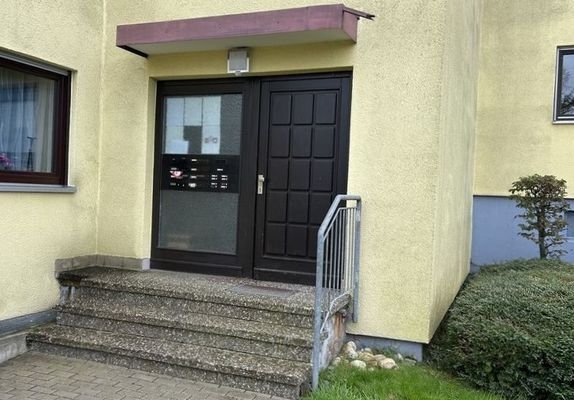 Man geht hier hinein