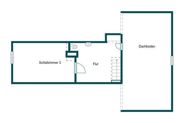 Grundriss Skizze 1.OG