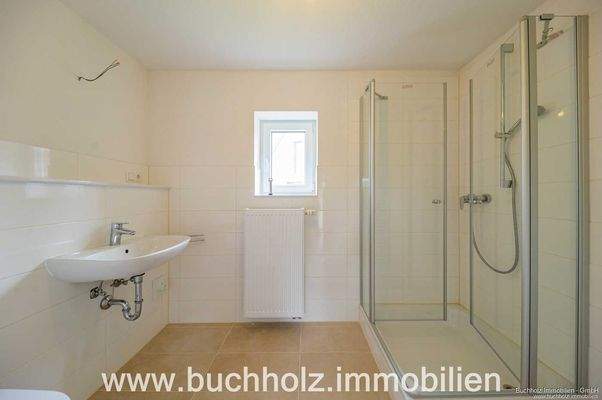 Duschbad im Erdgeschoss