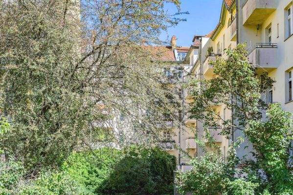 Hof und Seitenansicht