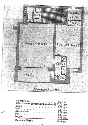 Grundriss + Wohnfläche