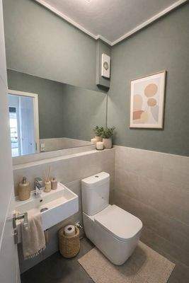 Gäste-WC virtuell möbliert